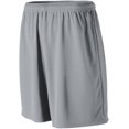 thumbnail image 2 of Wicking Mesh Athletic Shorts 2Xl Silver Grey, 2 of 2