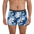thumbnail image 1 of Lsque Motif Floral Boxeur-Briefs pour Hommes avec Poche de Soutien Totale, X-Temp Rafraîchissant, sous-Vêtements Anti-Humidité, Régulier, Jambes Longues et Trunk-Grand, 1 of 5