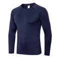 thumbnail image 1 of Mens Compression Shirt Tight-Fitting Sports Running Training Suit Breathable Wicking T-Shirts Mens Shirts, 1 of 2