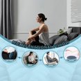 thumbnail image 3 of 1Pc Memory Foam Lumbar Support Back Cushion Pillow Balanced Firmness, Leaf Shape Back, for Lower Back Pain Relief - Ideal Back Pillow for Office Chair,Car Seat, Recliner, Bed (Blue), 3 of 8