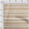 thumbnail image 2 of oneOone Cotton Flex Light Brown Fabric Stripes Craft Projects Decor Fabric Printed By The Yard 40 Inch Wide, 2 of 4