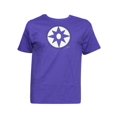 thumbnail image 1 of T-Shirt sous Licence Officielle DC Comics à Symbole Violet, P, 1 of 1