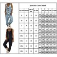 thumbnail image 4 of Plus Size Women's Solid Sleeveless Long Bib Pants Casual Jumpsuits Rompers Summer, 4 of 4