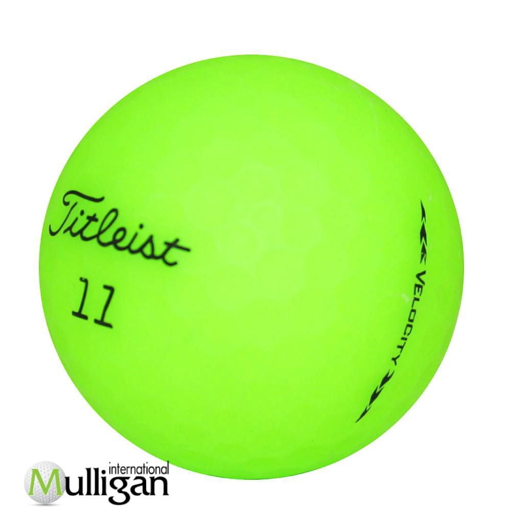 Mulligan - 96 balles de golf récupérées Titleist Velocity 2024 4A , Vert