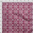 thumbnail image 4 of oneOone Velvet Magenta Fabric Block Sewing Craft Projects Fabric Prints By Yard 58 Inch Wide, 4 of 5
