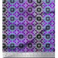 thumbnail image 1 of Soimoi Rayon Fabric Stripe & Moroccan Kaleidoscope Decor Fabric Printed Yard 56 Inch Wide, 1 of 3