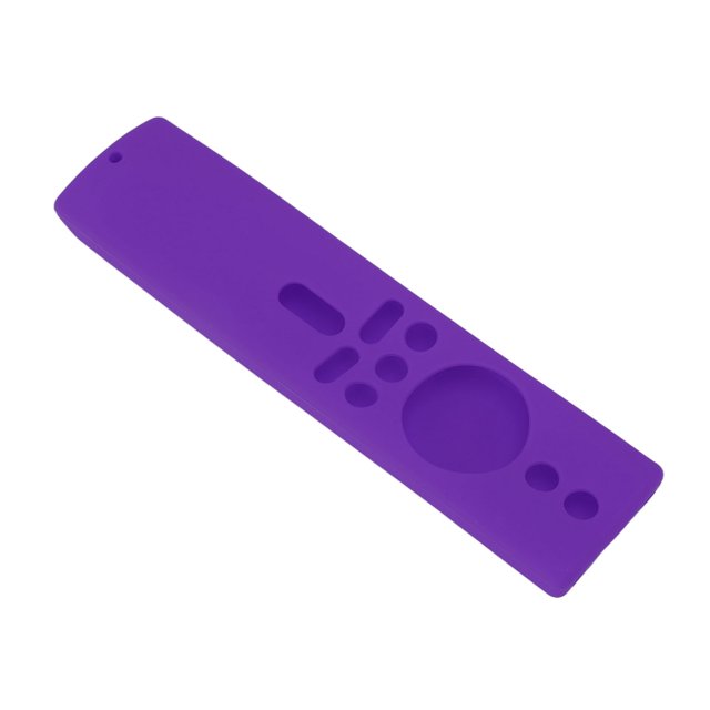 Remote Control Case, Skin Friendly Remote Control Cover Shockproof Precise Cutouts Soft For Television Purple