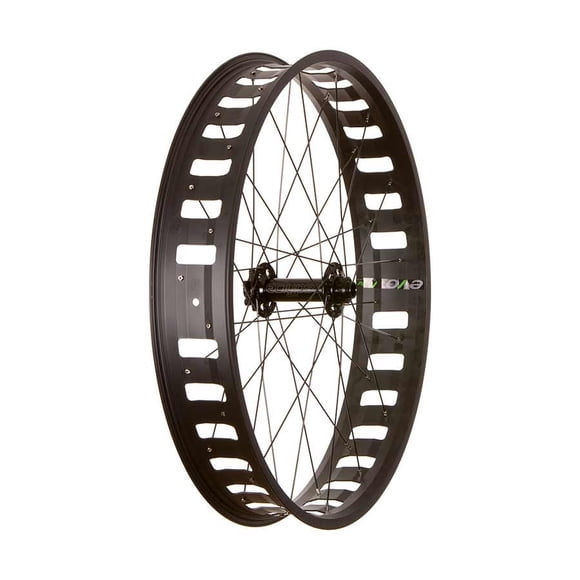 Wheel Shop , Evo JP95 Noir/ Novatec D201SB, Roue, avant, 26 Pieds' / 559, Trous : 32, 15 mm TA, 150 mm, Disque à 6 Boulons