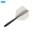 thumbnail image 3 of Uxcell 4BA Integrated Dart Shaft Flights Durable Dart Flight Set, Grey 6 Pack, 3 of 5