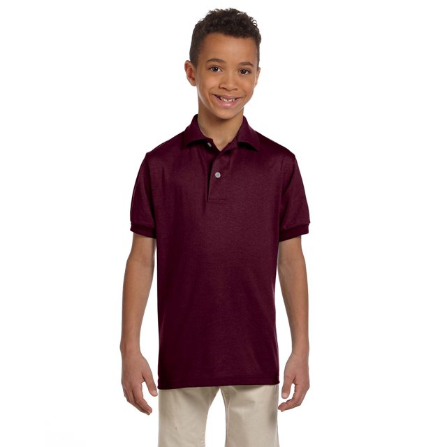 Jerzees Youth 5.6 oz. SpotShield Jersey Polo - 437Y