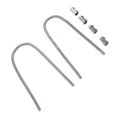 thumbnail image 1 of Stainless Steel Coolant Radiator Hose Kit Efficient Cooling Flexible Universal Fit, 1 of 7