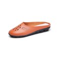 thumbnail image 1 of Woobling Womens Mules & Clogs Slip On Loafers Closed Toe Slides Lightweight Flats Work Slippers Orange 8, 1 of 8
