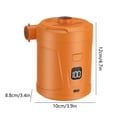 thumbnail image 3 of Portable Electric Air Pump, 280L/min High-Speed Inflator with 5200mAh Battery, Multi-Purpose Camping & Car Pump for Tires Mattress, Compact Waterproof Outdoor Travel Accessories, 3 of 8
