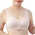 thumbnail image 1 of Timegard Front Closure Bras for Women Plus Size Lace Wireless Full Support Breathable Comfy Everyday Bra, 1 of 2