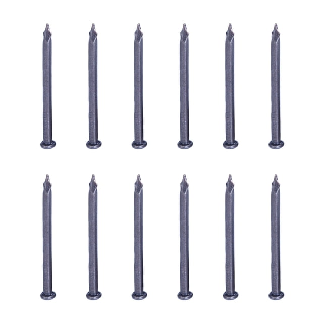 50 Pcs Clous en Ciment Point Carbone 2.5 Pouces Clous en Béton