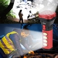 thumbnail image 4 of TopLLC Solar Power LED Flashlight, Super Bright High Powered Flash Light with COB Side Light, Solar/USB Charging Waterproof 5 Modes High Lumens Flashlights with Power Display for Camping Emergency, 4 of 7