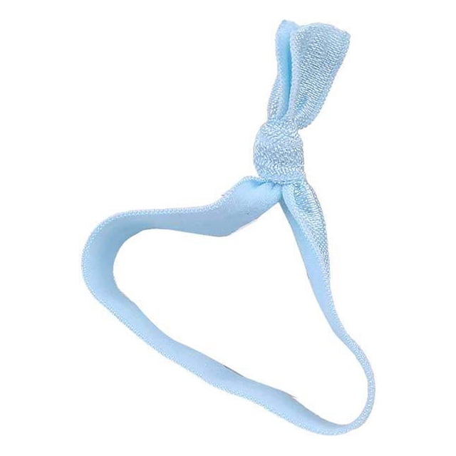 pitrice Hair Ring Seamless High Elasticity Knotted Adjustable Ponytail Holder Colorful Hairs Rope Scrunchies Accessories Multi Color Light Blue