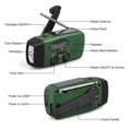 thumbnail image 4 of EIGTHTAIL Emergency Radio  Solar Hand Crank Self-Powered Weather Radio with 2000mAh Rechargeable Battery  Bright LED Flashlight  for Household Emergency  Outdoor Survival, 4 of 7