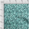 thumbnail image 2 of oneOone Cotton Cambric Turquoise Green Fabric Abstract Fabric For Sewing Printed Craft Fabric By The Yard 42 Inch Wide, 2 of 4