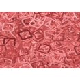 thumbnail image 1 of Ahgly Company Tapis d'Intérieur Rectangulaires Transitionnels Rouges Lavables à la Machine, 3 Pieds x 5 Pieds, 1 of 7