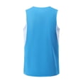 thumbnail image 4 of JDQJBZ Men's Tank Undershirts Solid Color Crew Neck Ice Silk Cool Tops, 4 of 5