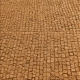 thumbnail image 1 of Ahgly Tapis d'Intérieur Lavable en Machine Carré Transitionnel Acajou Brun, 7 Pieds Carré, 1 of 7