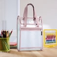 thumbnail image 1 of Cameland Handheld Book Bag Thickened Tutoring Bag Elementary School Tutoring Bag Double-layer Large Capacity Mesh Textbook Storage Bag, 1 of 7