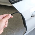 thumbnail image 2 of Waterproof Car Door Boot Edge Protectors Trim U Shape Guard Black Set Seal Rubber Strip Red, 2 of 7