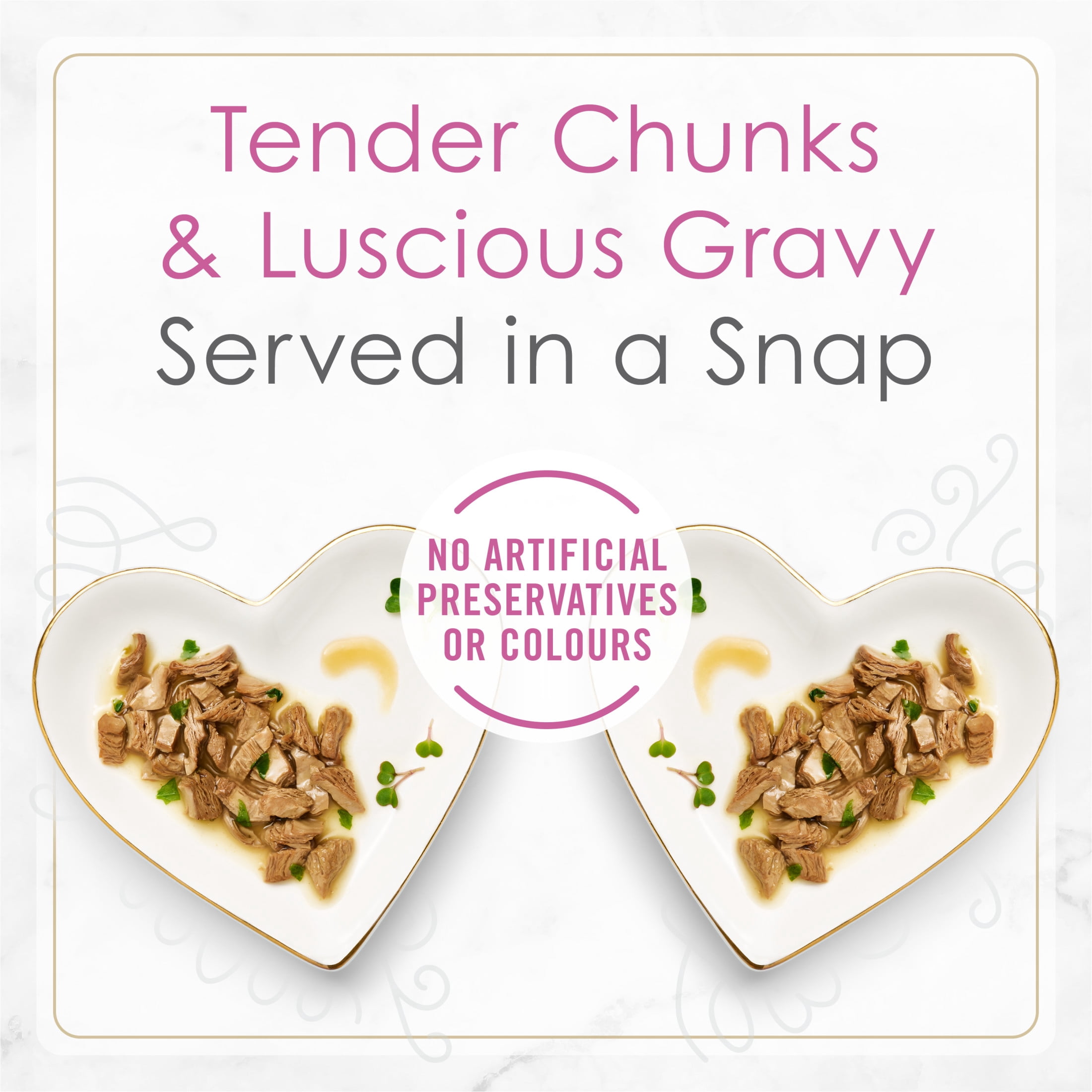 Fancy Feast Petites Seared Salmon Entrée with Spinach in Gravy, Wet Cat Food 79.4g