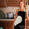 thumbnail image 1 of TIMIFIS Pockets Holds 1Pc Parent Adult The Family Kitchen Lovely Print Linen Family Aprons Kitchen Gadgets, 1 of 2