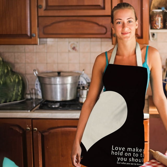 TIMIFIS Pockets Holds 1Pc Parent Adult The Family Kitchen Lovely Print Linen Family Aprons Kitchen Gadgets