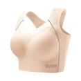 thumbnail image 2 of Wirefree Sports Bra for Plus Size Women, Full Coverage with Side Support & Back Smoothing Design, High Impact Support for Running, Gym & Yoga. Complexion 40, 2 of 3