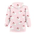 thumbnail image 4 of Ladies‘ Christmas Hoodie with Long Sleeves and Cartoon Print  featuring Pockets, 4 of 5