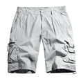 thumbnail image 1 of Shorts Cargo pour Men Coupe Classique Décontractée Été Randonnée Extérieure Salon Athlétique Shorts Salopettes avec Multi-Poches, 1 of 3