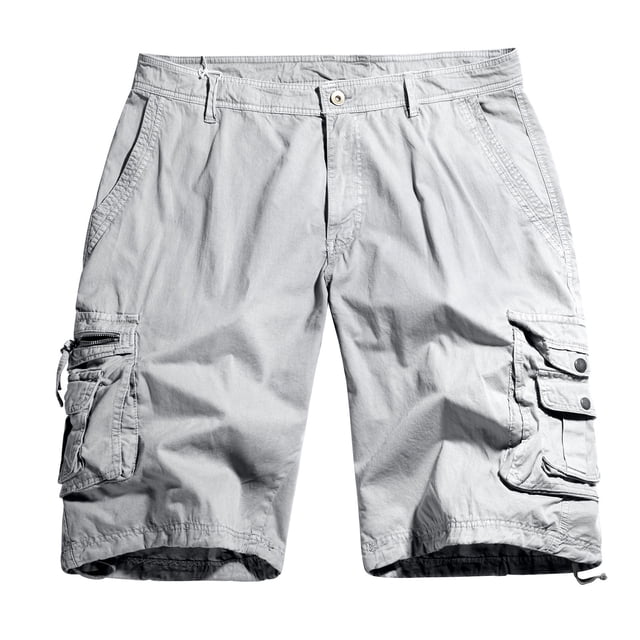 Shorts Cargo pour Men Coupe Classique Décontractée Été Randonnée Extérieure Salon Athlétique Shorts Salopettes avec Multi-Poches
