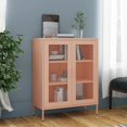 thumbnail image 1 of vidaXL Storage Cabinet Pink 80x35x101.5 cm Steel, 1 of 5
