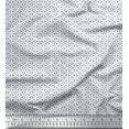 thumbnail image 1 of Soimoi Crepe Silk Fabric Geometric Small Printed Craft Fabric by The Yard 42 Inch Wide, 1 of 3