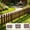 3Pcs residential mini fence Under $5 a1, variant on Werulen High Low Style Yard Fence Panels, Small Garden Border Fencing Flower Beds, Residential Mini Fence Lawn Edging, Decorative Low Profile Garden Barrier, Picket Style Yard Fence Landscaping