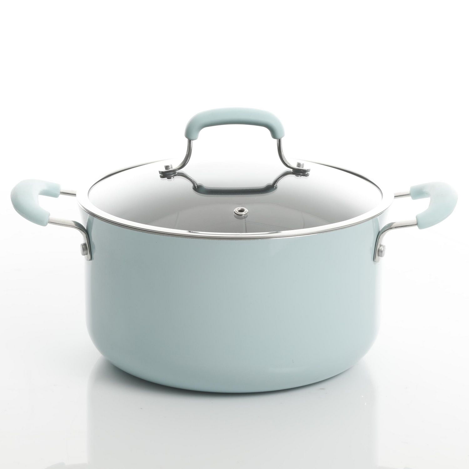 Kenmore Elite Andover Batterie de cuisine 10 pacs, Bleu Glacier