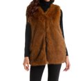 thumbnail image 2 of LOVZFMLL Vestes pour Femmes Mode Femmes Confortables Décontractées Poche Couleur Unie Sans Poils Col Sans Manches Sans Capuche Manteau Décontracté, 2 of 6
