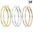 thumbnail image 3 of 3 Paires Boucles d'Oreilles Créoles pour Femmes à Clip Boucles d'Oreilles à Clip Mode Boucles d'Oreilles Sans Perçage, 3 of 10