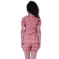 thumbnail image 3 of Moomaya Pyjama en Coton pour Femmes, Ensemble de Nuit 2 Pcs avec Shorts, Ensembles de Pyjama avec Shorts, 3 of 7