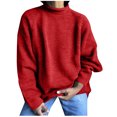 thumbnail image 1 of Birdeem Chandail d'Hiver pour Femmes, Manches Longues, Col Rond, 1 of 1