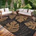 thumbnail image 1 of Tapis d'Extérieur Imperméable Réversible Moderne en Paille Plastique pour Patio, Léger, Résistant aux Intempéries, Facile à Nettoyer pour Terrasse, Jardin, Véranda, Balcon, Camping, VR, Plage, 1 of 11