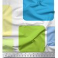 thumbnail image 2 of Soimoi Velvet Fabric Square Panel Printed Craft Fabric by The Yard 58 Inch Wide, 2 of 3