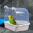 thumbnail image 4 of Bird Bath Box Parakeet Shower Caged Parrot Bathing Tub Accessory Bathing Tub Bathtub Shower Box Hanging Cage Decor 1pc, 4 of 8