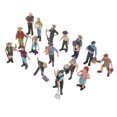 thumbnail image 4 of Ensemble de Modèles de Personnages de Ferme, 16 Pcs Jouet Miniature de Fermier Coloré Bricolage Jeu de Rôle Vif et Exquis pour Accessoires de Photographie, 4 of 8