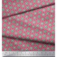 thumbnail image 2 of Soimoi Viscose Chiffon Fabric Artistic Floral Print Sewing Fabric Yard 42 Inch Wide, 2 of 3