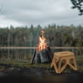thumbnail image 2 of Portable Folding Square Stool for Outdoor Camping Hiking Fishing Backpacking and Kitchen Step Support, 2 of 3