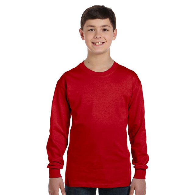 Gildan Gd 5400B Yth 5.3 Oz Hvy Ctn Ls